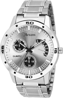 Arum ASMW-033 New Collection White Round Shaped Dial Stainless Steel Strap Watch - For Men
Arum ASMW-033 New Collection White Round Shaped Dial Stainless Steel Strap Watch - For Men