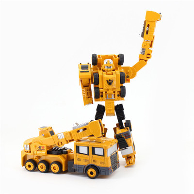 HALO NATION Through Sky Arm Transformation Robot Car Metal Alloy Engineering Construction Vehicle Truck Assembly Deformation Toy 2 in 1 Robot Kid Toys(Yellow)
HALO NATION Through Sky Arm Transformation Robot Car Metal Alloy Engineering Construction Vehicle Truck Assembly Deformation Toy 2 in 1 Robot Kid Toys(Yellow)