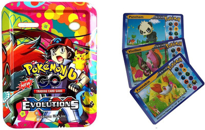 Assemble GO EVOLUTION Trading card Game With Metal Tin Box With 3 VIP Cards(Multicolor)
Assemble GO EVOLUTION Trading card Game With Metal Tin Box With 3 VIP Cards(Multicolor)