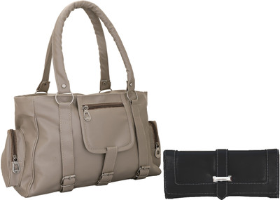 Lady bar Messenger Bag(Grey, Black), Black;grey