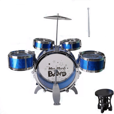 HALO NATION Jazz Drum Set Big Size Musical Drum Set with 5 Drums, Cymbal and Chair Musical Toy Blue(Blue)
HALO NATION Jazz Drum Set Big Size Musical Drum Set with 5 Drums, Cymbal and Chair Musical Toy Blue(Blue)