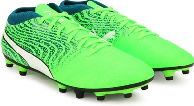Puma ONE 18.4 FG Football Shoes For Men(Multicolor, Green gecko-puma white-deep lagoon
Puma ONE 18.4 FG Football Shoes For Men(Multicolor, Green gecko-puma white-deep lagoon