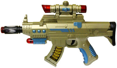 IndusBay Combat Force Army Style Special Ops Machine Gun with Light and sound Toy Gun for kids(Gold)
IndusBay Combat Force Army Style Special Ops Machine Gun with Light and sound Toy Gun for kids(Gold)