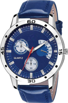 Rage Enterprise latest chronograph pattern attractive blue genuine leather belt watch for Men Watch - For Boys
Rage Enterprise latest chronograph pattern attractive blue genuine leather belt watch for Men Watch - For Boys