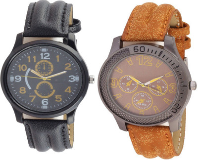 Miss Perfect Black and Brown Dial leather step watches combo (2 pack) for men Watch - For Boys
Miss Perfect Black and Brown Dial leather step watches combo (2 pack) for men Watch - For Boys