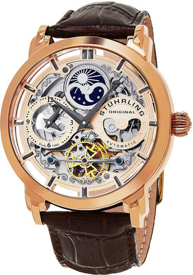 Stuhrling Original rose gold15264 Stuhrling Original Men's 'Legacy' Automatic Stainless Steel and Leather Dress Watch, Color:Brown (Model: 371.03) Watch - For Men
Stuhrling Original rose gold15264 Stuhrling Original Men's 'Legacy' Automatic Stainless Steel and Leather Dress Watch, Color:Brown (Model: 371.03) Watch - For Men