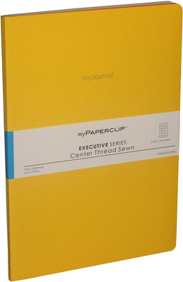 Mypaperclip B5 Notebook(Executive Series, Yellow)