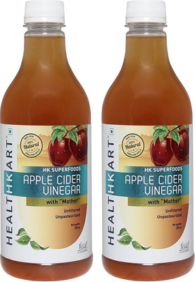 Healthkart with Mother Unfiltered Apple Cider Vinegar(2x500 ml, Unflavored Flavored)
Healthkart with Mother Unfiltered Apple Cider Vinegar(2x500 ml, Unflavored Flavored)