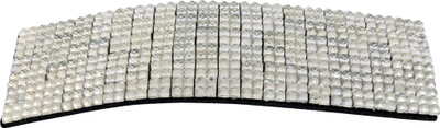 Ayesha Fashion women silver metal Hair Clip(Silver)