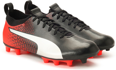 Puma evoKNIT FTB FG Football Shoes For Men(Black, Orange, Puma black-puma silver-red blast
Puma evoKNIT FTB FG Football Shoes For Men(Black, Orange, Puma black-puma silver-red blast