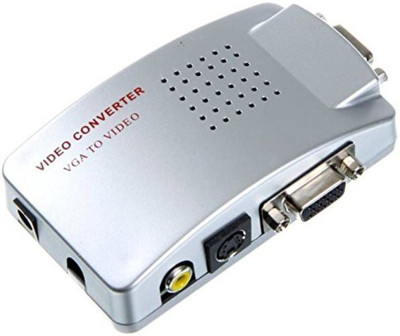 Microware TV-out Cable VGA TO AV Media Streaming Device (Silver)(Silver, For TV)
Microware TV-out Cable VGA TO AV Media Streaming Device (Silver)(Silver, For TV)