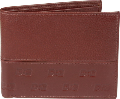Orolyf Men Tan Genuine Leather Wallet(8 Card Slots)
