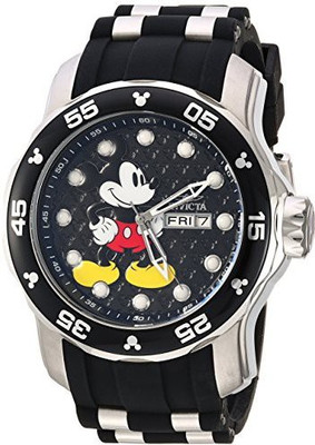 Invicta Black4896 Invicta Men's 'Disney Limited Edition' Quartz Stainless Steel and Silicone Casual Watch, Color:Two Tone (Model: 23763) Watch - For Men
Invicta Black4896 Invicta Men's 'Disney Limited Edition' Quartz Stainless Steel and Silicone Casual Watch, Color:Two Tone (Model: 23763) Watch - For Men