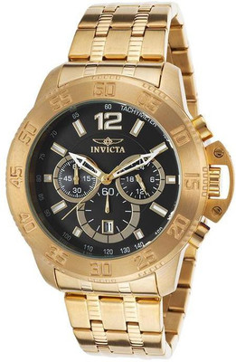 Invicta Black7920 Invicta Men's 17448 Specialty Analog Display Japanese Quartz Gold Watch Watch - For Men
