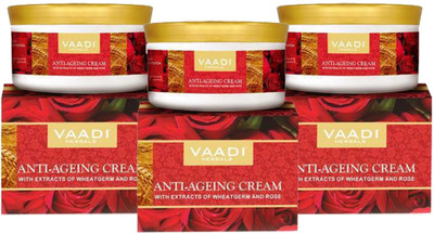 vaadi Anti Ageing Cream with extracts of Almonds, Wheatgerm and Rose 150gx 3 pack(450 g)
vaadi Anti Ageing Cream with extracts of Almonds, Wheatgerm and Rose 150gx 3 pack(450 g)