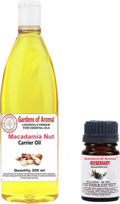 Gardens Of Aroma Rosemarry Essential Oil And Macadamia Nut Carrier Oil(210 ml)
Gardens Of Aroma Rosemarry Essential Oil And Macadamia Nut Carrier Oil(210 ml)