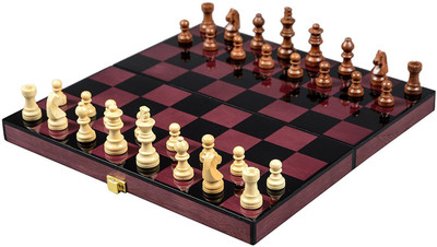Cerasus Foldable Travel Chess Board Box In Rosewood Color with High Gloss Finish (BOG 048B) Board Game
Cerasus Foldable Travel Chess Board Box In Rosewood Color with High Gloss Finish (BOG 048B) Board Game