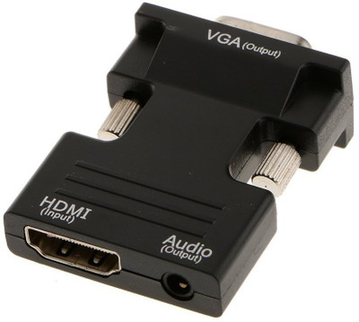 Microware Female to VGA Male Converter + Audio Adapter Support 1080P Output Black HDMI Adapter(Compatible with HDTV, Black)
Microware Female to VGA Male Converter + Audio Adapter Support 1080P Output Black HDMI Adapter(Compatible with HDTV, Black)