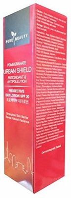 Pure Beauty Pomegranate Urban Shield Antioxidant Antipollution Protective Day Lotion Strengthen Skin Barrier Reveal Natural Radiance(50 ml)
Pure Beauty Pomegranate Urban Shield Antioxidant Antipollution Protective Day Lotion Strengthen Skin Barrier Reveal Natural Radiance(50 ml)