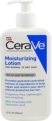 CeraVe Moisturizing Lotion, Jumbo Size Pack 3 Bottles Each(360 ml)