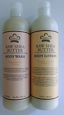 Trifing Raw Shea Butter Lotion Body Wash Nubian Each Iwgl(384.46 ml)