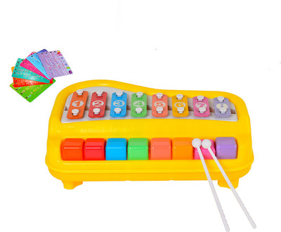 Jack Royal 2 In 1 Piano Xylophone for Kids, Educational Musical Instruments Toyset for Babies, Toddlers Preschoolers, 8 Key Scales in Clear and Crisp Tones with Music Cards Songbook(Multicolor)
Jack Royal 2 In 1 Piano Xylophone for Kids, Educational Musical Instruments Toyset for Babies, Toddlers Preschoolers, 8 Key Scales in Clear and Crisp Tones with Music Cards Songbook(Multicolor)