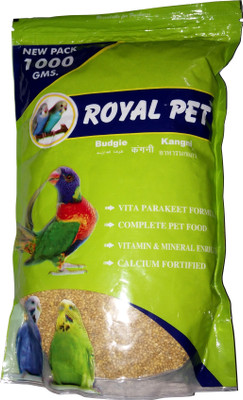 ROYAL PET Budgie Foxtail Millet 1000g (Kangni) | Healthy Food For Budgie | 1 kg Dry Bird Food
ROYAL PET Budgie Foxtail Millet 1000g (Kangni) | Healthy Food For Budgie | 1 kg Dry Bird Food