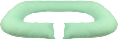 Jaipurlinen Plain Pregnancy Pillow Pack of 1(Light Green)