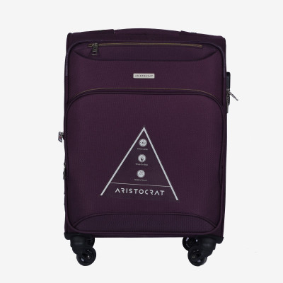 Aristocrat Valentina 58 cm Soft Trolley (Purple) Expandable Cabin Luggage - inch(Purple
Aristocrat Valentina 58 cm Soft Trolley (Purple) Expandable Cabin Luggage - inch(Purple