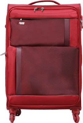 VIP Pulse Spinner Soft Trolley 69 cm (Red) Expandable Check-in Luggage - inch(Red
VIP Pulse Spinner Soft Trolley 69 cm (Red) Expandable Check-in Luggage - inch(Red