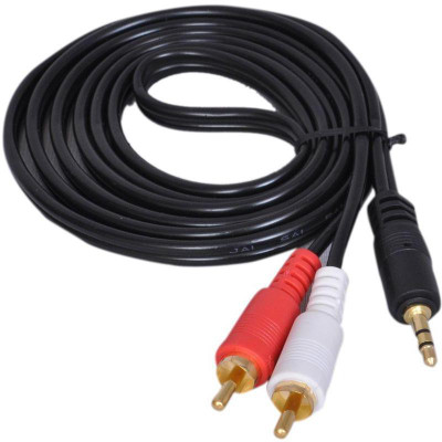 Prro TV-out Cable High Quality 3.5 mm Stereo Audio Male to 2 RCA Male Cable 1.5 Meter_R4(Black, For TV, 1.5 m)
Prro TV-out Cable High Quality 3.5 mm Stereo Audio Male to 2 RCA Male Cable 1.5 Meter_R4(Black, For TV, 1.5 m)