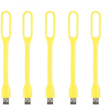 Prro Flexible USB Led Light pack of 5 JHPB ZX-8 Led Light(Yellow)
