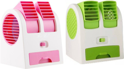 Elegant Shopping Mini USB Fragrance Air Conditioner Cooling Fan Cooling Portable Desktop Dual Bladeless Air Cooler - Pink & Green Color ESPF-001 USB Fan(Pink)
Elegant Shopping Mini USB Fragrance Air Conditioner Cooling Fan Cooling Portable Desktop Dual Bladeless Air Cooler - Pink & Green Color ESPF-001 USB Fan(Pink)