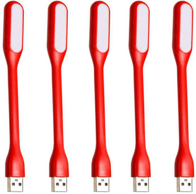 Prro Flexible USB Led Light pack of 5 JHPB ZX-11 Led Light(Red)