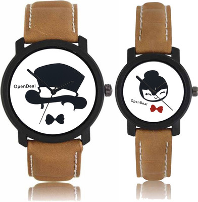 OpenDeal Stylish Unique Brown leather belt Couple Combo Watch For Boys & Girls Watch - For Men & Women
OpenDeal Stylish Unique Brown leather belt Couple Combo Watch For Boys & Girls Watch - For Men & Women