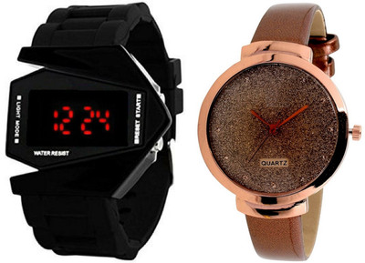 SP Combo Of 2 Analog And Digital Led Watch For Mens And Womens-PL Roc-G006 Watch - For Men & Women
SP Combo Of 2 Analog And Digital Led Watch For Mens And Womens-PL Roc-G006 Watch - For Men & Women