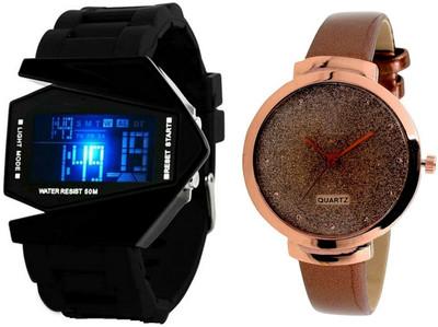 Orayan Combo Of 2 Analog And Digital Led Watch For Mens And Womens-Roc M-G007 Watch - For Men & Women
Orayan Combo Of 2 Analog And Digital Led Watch For Mens And Womens-Roc M-G007 Watch - For Men & Women