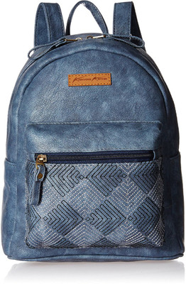 Kanvas Katha Fashion Embroidered backpack 4 L Backpack(Blue)