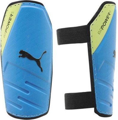 Puma evoPOWER Chrome guard Football Shin Guard(Blue, Mykonos blue-ultra yellow