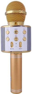 microphones new WS-858 Wireless Handheld Bluetooth Mic with Speaker (Bluetooth Speaker) Audio Recording and Karaoke Feature Microphone Handheld (Gold) Microphone(Gold)
microphones new WS-858 Wireless Handheld Bluetooth Mic with Speaker (Bluetooth Speaker) Audio Recording and Karaoke Feature Microphone Handheld (Gold) Microphone(Gold)