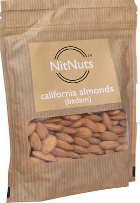 NITNUTS Natural California Almonds - 500 grams pack Almonds(500 g, Pouch)