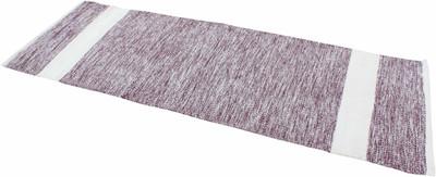 Ryan Anti Skid Brown Textured Cotton Yoga Mat Brown 5 mm Yoga Mat, White