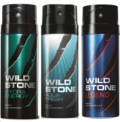 Wild Stone Hydra Energy, Aqua Fresh & Legend Deo Combo Deodorant Spray - For Men(450 ml, Pack of 3)
Wild Stone Hydra Energy, Aqua Fresh & Legend Deo Combo Deodorant Spray - For Men(450 ml, Pack of 3)