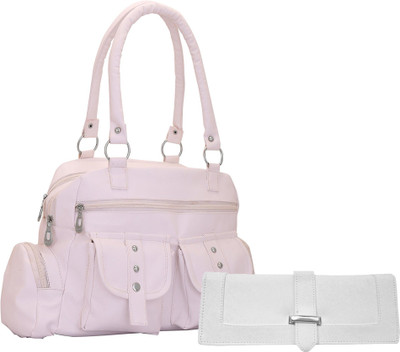Lady bar Shoulder Bag(White)