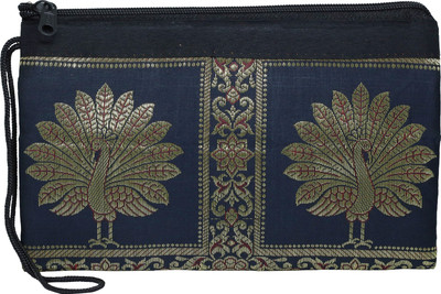 DnO Banarasi Dancing Peacock Design Black Color Utility Bag For Women Wristlet(Black)
DnO Banarasi Dancing Peacock Design Black Color Utility Bag For Women Wristlet(Black)