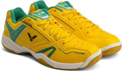 Victor SH-A320-E Badminton Shoes For Men(Yellow, Green