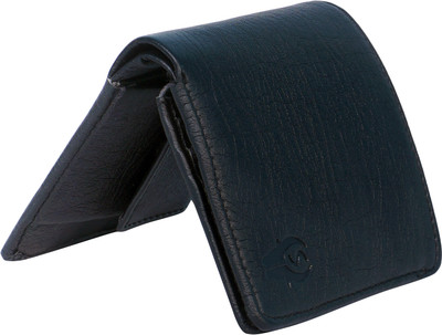 SAMTROH Men Formal Black Artificial Leather Wallet(8 Card Slots)