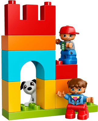 Lego Creative Build Basket Duplo Figures(Multicolor)