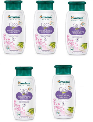 Himalaya EXTRA MOISTURIZING BABY WASH(100 ml, Pack of 5)