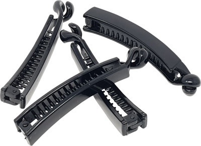 Evolution Small Banana Clips Mini Curved Comfort 3.2 inch Glossy Black Pack of 4 Banana Clip(Black)
Evolution Small Banana Clips Mini Curved Comfort 3.2 inch Glossy Black Pack of 4 Banana Clip(Black)